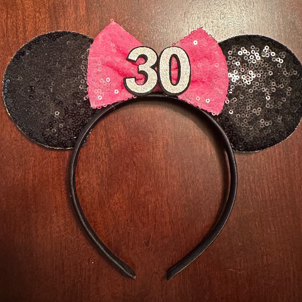 Minnie Mouse “30” ears